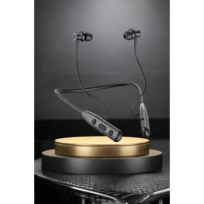  Kablolu Bluetooth Kulaklık Boyun Bantlı ANC Özelliği Yüksek Ses Kaliteli 100 saat