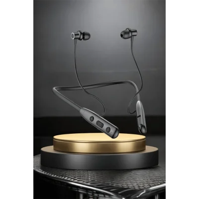 BUĞZ Kablolu Bluetooth Kulaklık Boyun Bantlı ANC Özelliği Yüksek Ses Kaliteli - BUĞZ