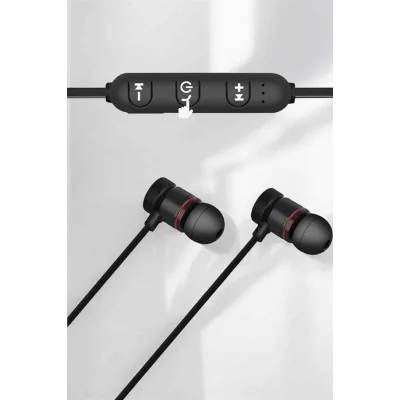  Kablolu Mıknatıslı Sport Kulaklık Bluetooth Bağlantılı