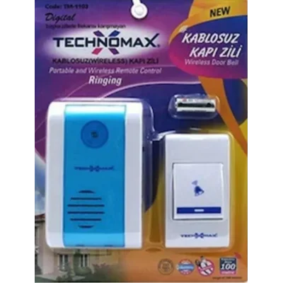  Kablosuz 100 Mt Mesafeli Kapı Zili