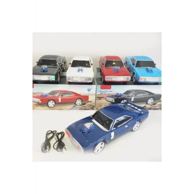 BUĞZ Kablosuz Bluetooth hoparlör 10 watt FM radyo SD kart USB girişli lacivert nostaljik radyo