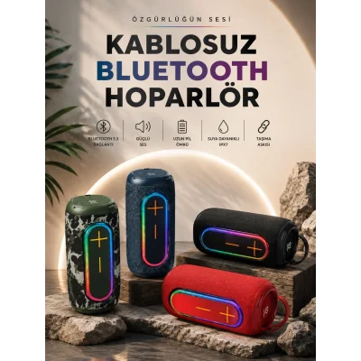 BUĞZ Kablosuz Bluetooth Hoparlör Taşınabilir