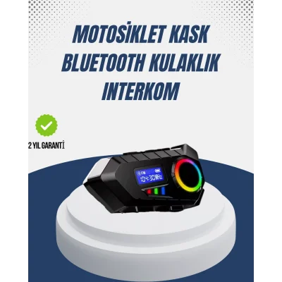 BUĞZ Kablosuz Bluetooth İnterkom IP65 Suya Dayanıklı 40mm HD Ses ve 40 Saat Pil