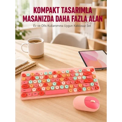 BUĞZ Kablosuz Bluetooth Klavye – Çoklu Cihaz Desteği, Akıllı Güç Tasarrufu Yeni Nesil