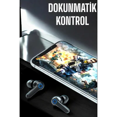 BUĞZ Kablosuz Bluetooth Kulaklık Dokunmatik Kontrol Uzun Pil Ömrü - BUĞZ