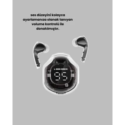 BUĞZ Kablosuz Bluetooth Kulaklık Hifi Ses Kalitesi ve Mikrofonlu - BUĞZ