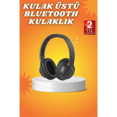 BUĞZ Kablosuz Bluetooth Kulaklık Kulak Üstü Mikrofonlu 5.0 Bluetooth ANC Özelliği - BUĞZ
