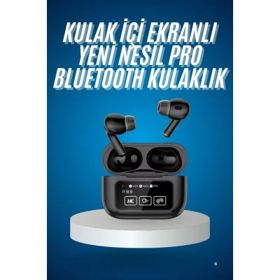 BUĞZ Kablosuz Bluetooth Kulaklık Pro Yeni Nesil Dokunmatik Kontrol - BUĞZ