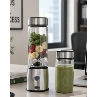 BUĞZ Kablosuz Cam Blender Yüksek Güçlü Smoothie Meyve Sebze Blenderı