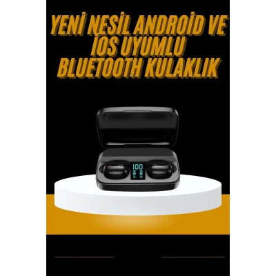  Kablosuz Dijital Göstergeli Çağrı Cevaplayabilen TWS 5.0 Bluetooth Kulaklık
