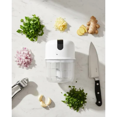 BUĞZ Kablosuz Elektrikli Sarımsak Ezici Paslanmaz Bıçak