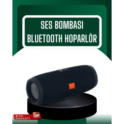 BUĞZ Kablosuz Hoparlör 12 Saat Çalma Süresi USB AUX TF Kart Destekli