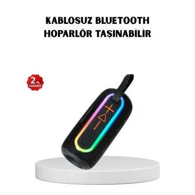 BUĞZ Kablosuz Hoparlör – Bluetooth 5.1, Güçlü Bas ve 10 Metre Menzil