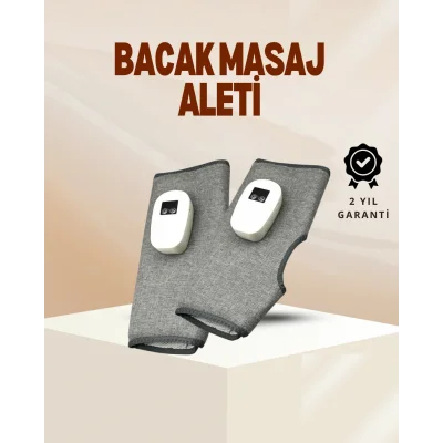 BUĞZ Kablosuz Isıtmalı Baldır Masaj Aleti – 3 Hava Basınçlı, Titreşimli ve Sıcak Kompres Fonksiyonlu