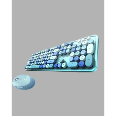 BUĞZ Kablosuz Klavye ve Mouse Seti – Sessiz Tuş, Retro Tasarım - BUĞZ