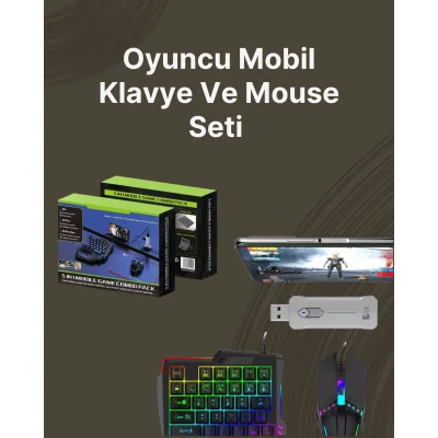  Kablosuz Mobil Oyun Kiti – 5 Parça Tam Set