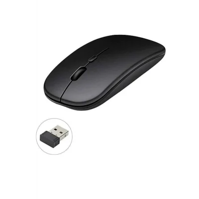 BUĞZ Kablosuz Mouse Fare Şarjlı Bluetooth Wireless Çift Modlu Sessiz - BUĞZ