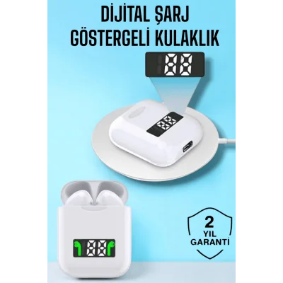 Kablosuz Müzik Keyfi Sunan LED Şarjlı TWS Bluetooth Kulaklık