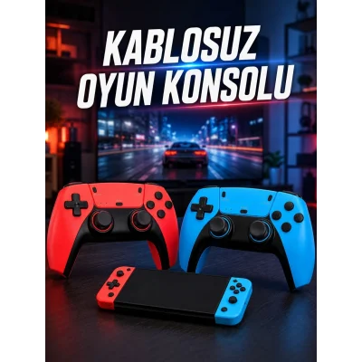 BUĞZ Kablosuz Oyun Konsolu HDMI Çıkışlı Çift Kontrolcülü Retro Oyun Seti
