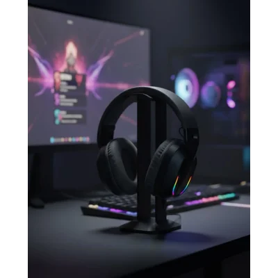 BUĞZ Kablosuz Oyuncu Kulaklığı RGB Aydınlatmalı Bluetooth Mikrofonlu Gaming Headset