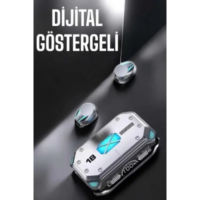  Kablosuz Powerbankli Oyuncu Kulaklığı Gürültü Önleyici