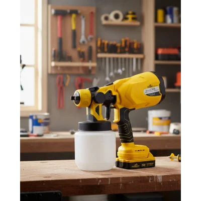 BUĞZ Kablosuz Püskürtme Tabanca Yüksek Performanslı Ev ve Atölye Kullanımı