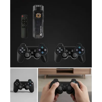 BUĞZ Kablosuz Retro Video Oyun Konsolu HDMI Bağlantılı 8K HDR Destekli