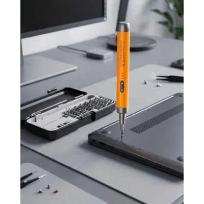 BUĞZ Kablosuz Şarjlı Elektrikli Tornavida Seti 38 Uçlu Type C Li Pil Hassas Tamir Seti