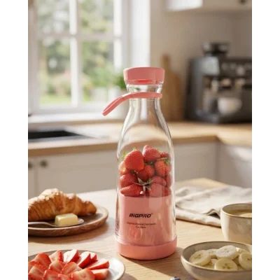 BUĞZ Kablosuz Taşınabilir Blender Smoothie Milkshake Hazırlama Tek Tuş Kullanım