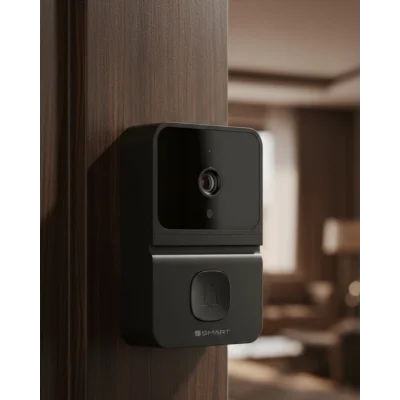 BUĞZ Kablosuz Video Kapı Zili Gece Görüşlü Gerçek Zamanlı Fotoğraf