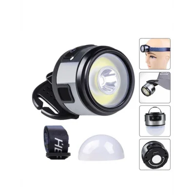 BUĞZ Kafa Lambası Kafa Feneri Şarjlı Profesyonel COB Fener 7 Modlu