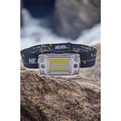  Kafa Lambası Led Fener Pratik Taşınabilir Ayarlanabilir USB Şarjlı