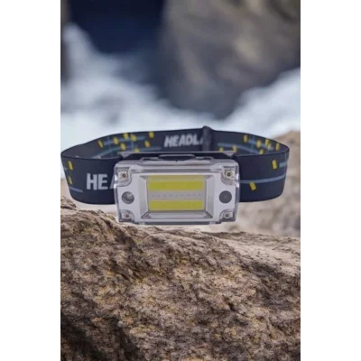 BUĞZ Kafa Lambası Led Fener Pratik Taşınabilir Ayarlanabilir USB Şarjlı - BUĞZ