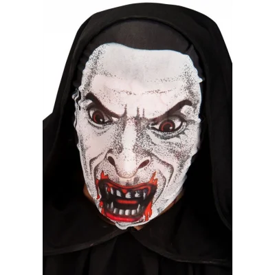 BUĞZ Kafaya Tam Geçmeli Bez Vampir Maskesi - Streç Korku Maskesi - 3D Baskılı Maske Model 2