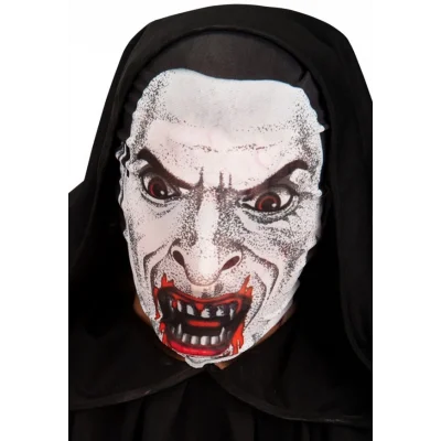 BUĞZ Kafaya Tam Geçmeli Bez Vampir Maskesi - Streç Korku Maskesi - 3d Baskılı Maske Model 2