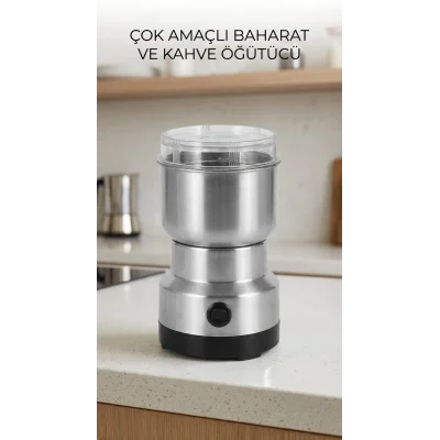 BUĞZ Kahve ve Baharat Öğütücü Paslanmaz Çelik Yüksek Kapasiteli
