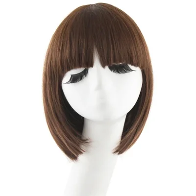 BUĞZ Kahverengi Küt Peruk Saç