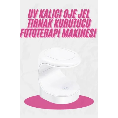  Kalıcı Oje Kurutucu Mini UV Işınlı Taşınabilir Hızlı ve Pratik Oje Kurutucu