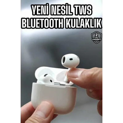 BUĞZ Kaliteli Ucuz İOS ve Android Uyumlu TWS Bluetooth Kulaklık ANC Özelliği Yeni Nesil - BUĞZ
