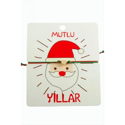 BUĞZ Kalp Çift İpli Yılbaşı Bilekliği