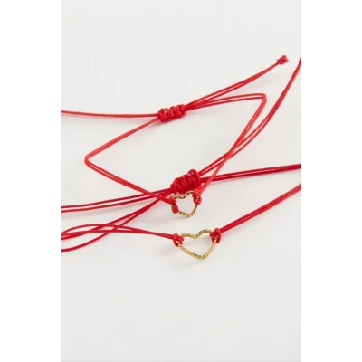 BUĞZ Kalp İp Bileklik