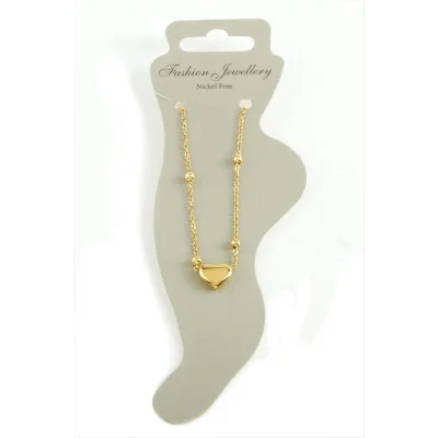  Kalp Lüks Çelik Halhal