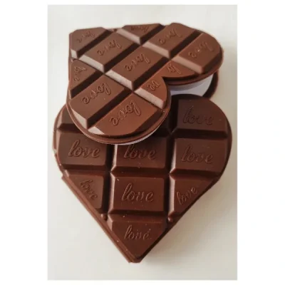 BUĞZ Kalp Tasarımlı Çikolata Not Defteri