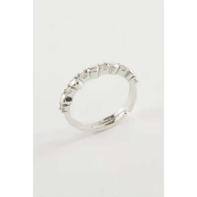  Kalp Taşlı Yüzük