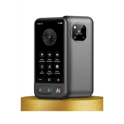 BUĞZ Kameralı 140 Dilde Wifi Özellikli Translator Elektronik Çeviri Cihazı Türkçe Menü