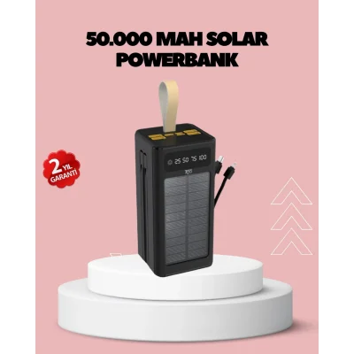 BUĞZ Kamp ve Outdoor Kullanıma Uygun Güneş Panelli Powerbank