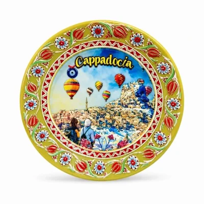 BUĞZ Kapadokya Temalı Seramik Magnet Alk5859