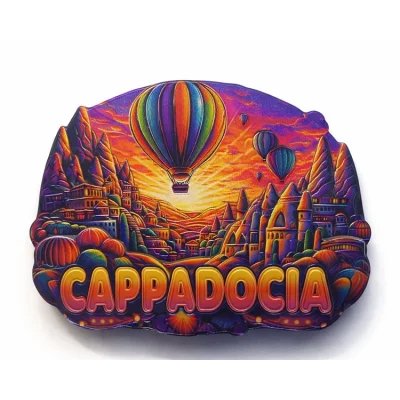 BUĞZ Kapadokya Temalı Silikon Buzdolabı Magneti Model 2