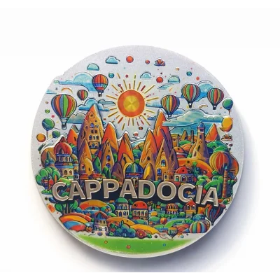 BUĞZ Kapadokya Temalı Silikon Buzdolabı Magneti Model 3