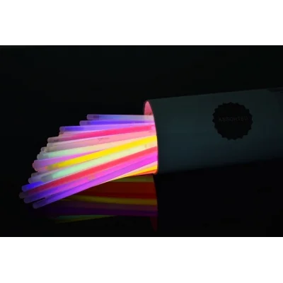 BUĞZ Karanlıkta Parlayan Fosforlu Renkli Taç 6 Adet